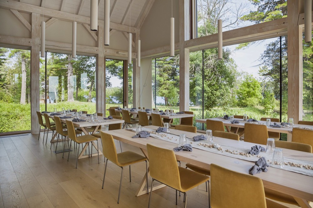 The dining hall at Bloom