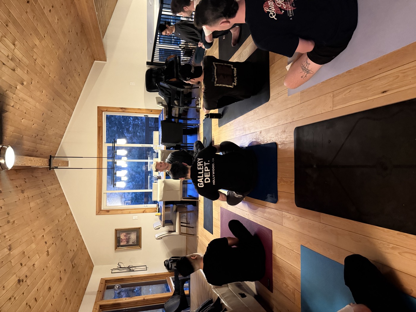 Morning circle at a recent Open Space retreat in Québec